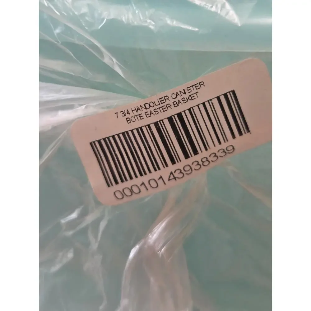 NEW Tupperware Teal stacking canister with White Carry Handle 14¼ cup 3.4 L